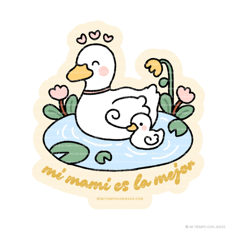 Sticker Mi mami es la mejor - Imagen 1