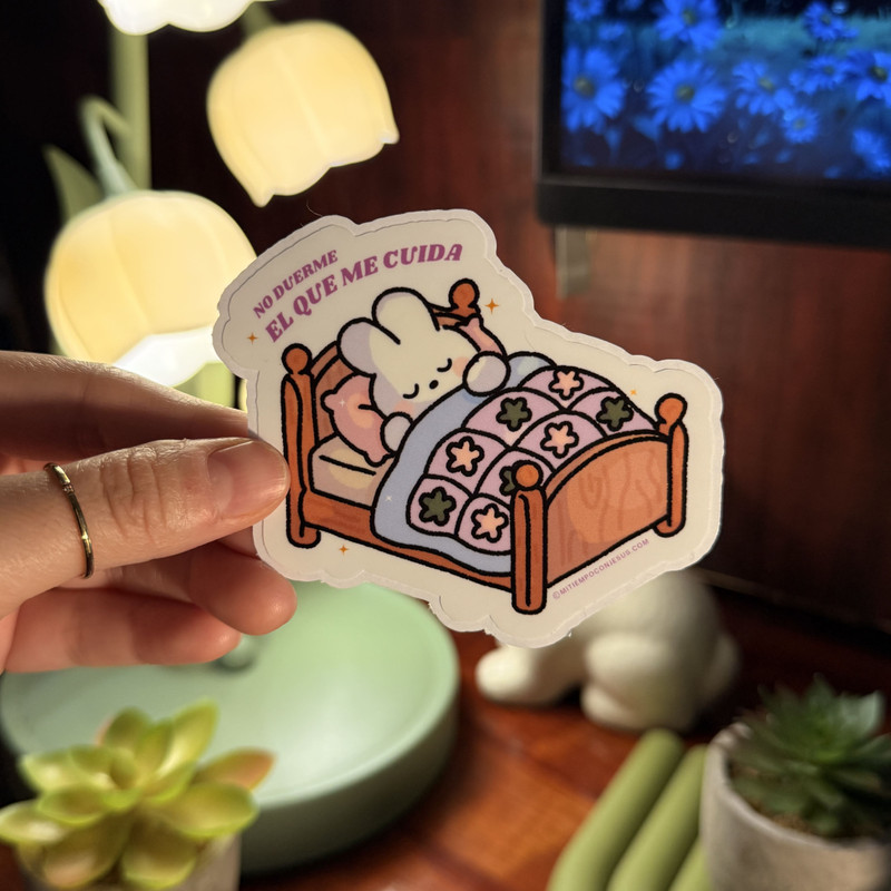 Sticker No Duerme El Que Me Cuida - Imagen 1