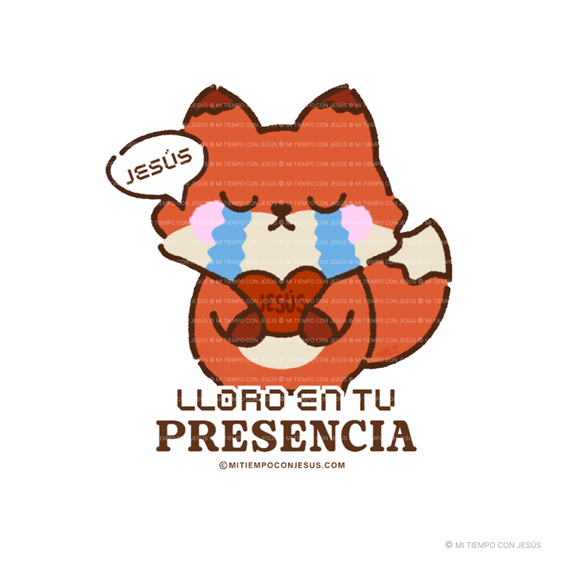 Sticker Lloro en tu presencia - Imagen 1