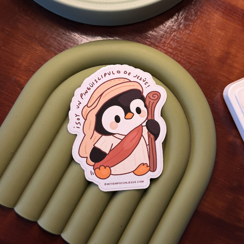 Sticker Pingüiscípulo De Jesús-Vinil - Imagen 1