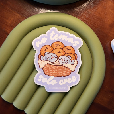 Sticker No temas, solo cree