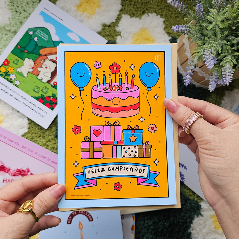 Tarjeta Cumplecolores - Imagen 1