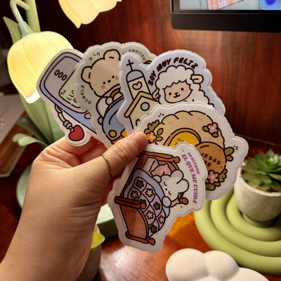 Sticker Paquete: 5 Viniles - Fe Y Alegría